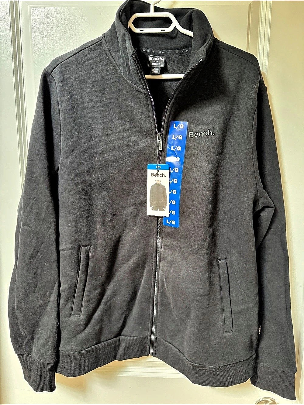Bench. Men's Black Jacket Size Large NWT